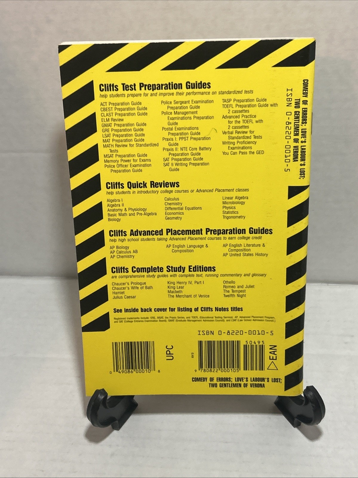 Lot of 9 – Cliff Notes – Various Titles (See Description)