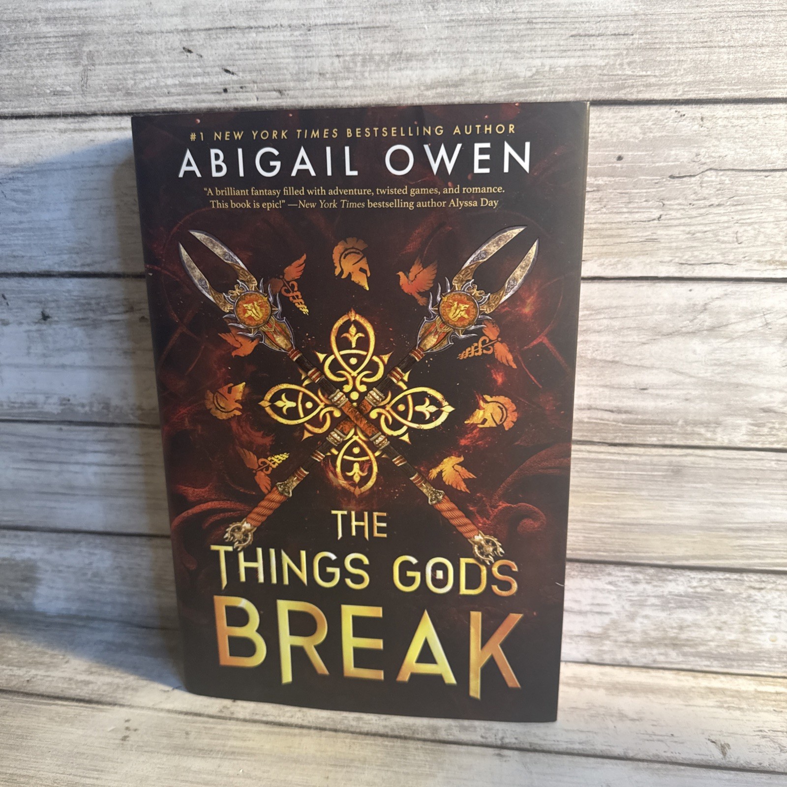 New! The Things Gods Break By Abigail Owen 2025, Hardcover First Edition