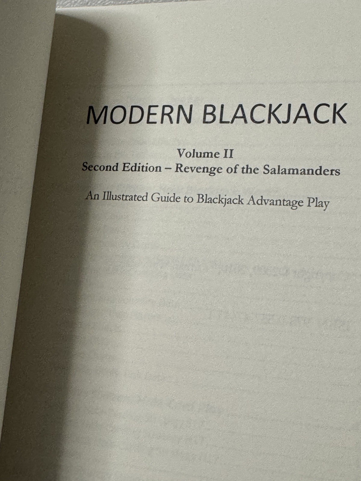Modern Blackjack Second Edition Volume II – Norm Wattenberger Card Counting NEW!