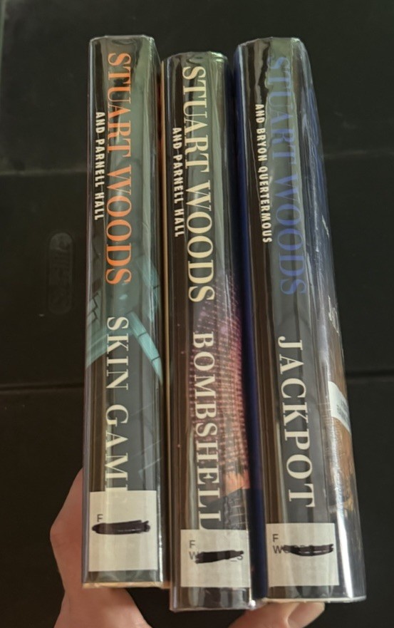 Lot of 5 Stuart Woods Books – Teddy Faye Featuring Stone Barrington Series HC
