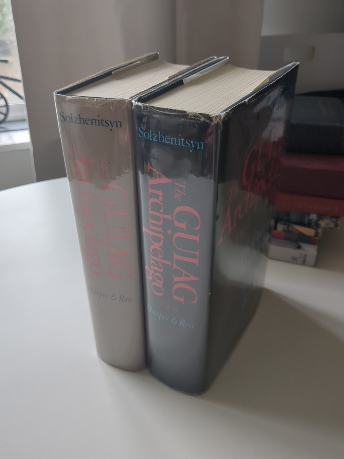 The Gulag Archipelago Set Vol 1 & 2 by Aleksandr I. Solzhenitsyn 1st Edition Lot