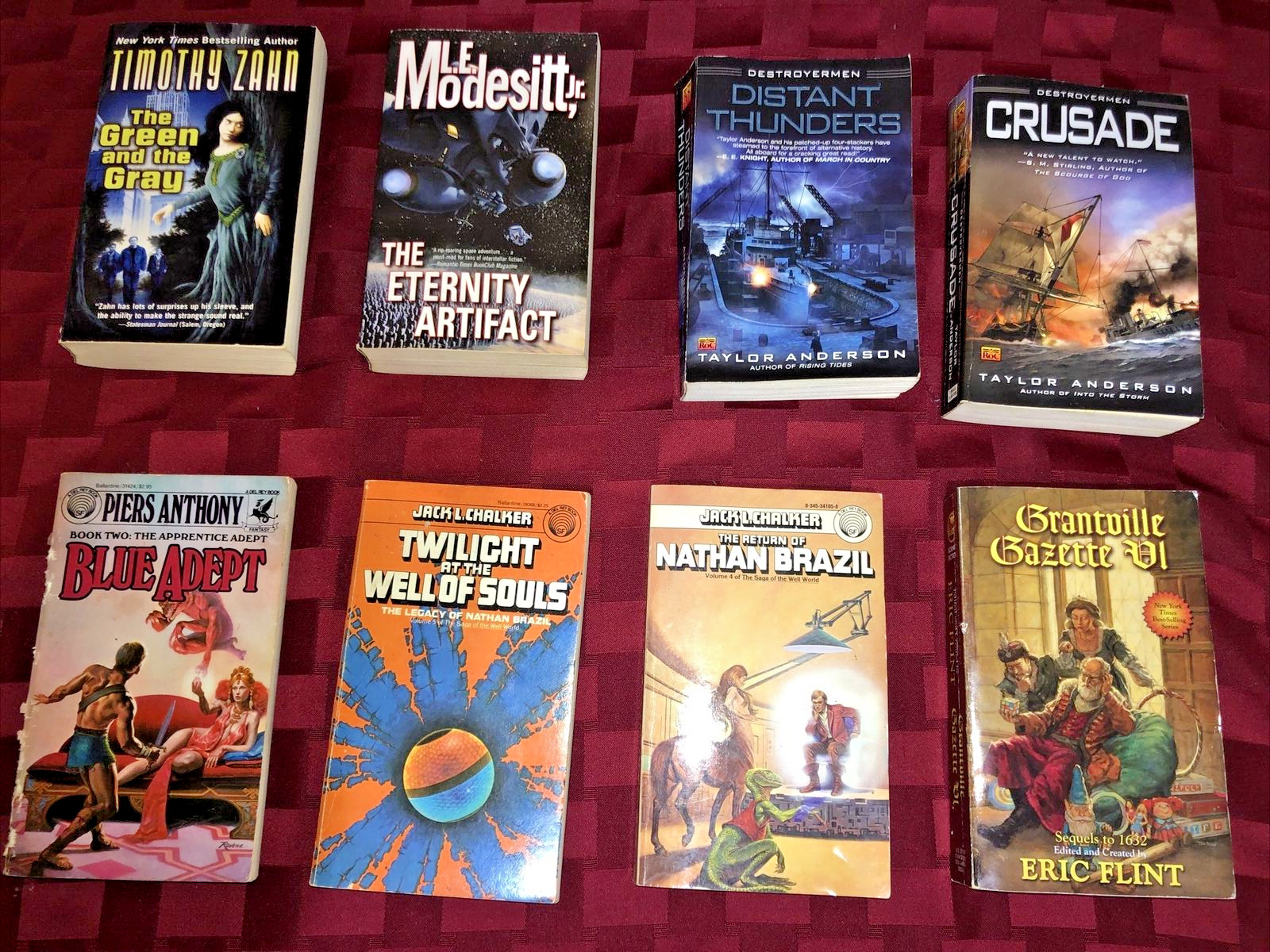 Science Fiction Combo Lot of 8 paperback books Package Deal Set