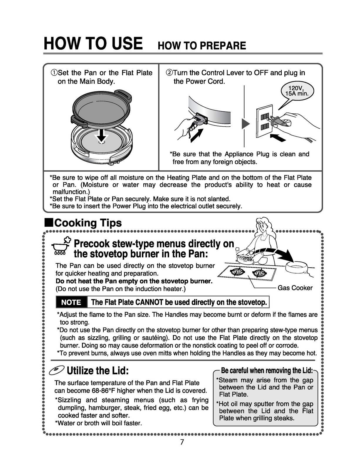 ZOJIRUSHI EP-RAC50 Gourmet dExpert Electric Operating Instructions Manual Manual