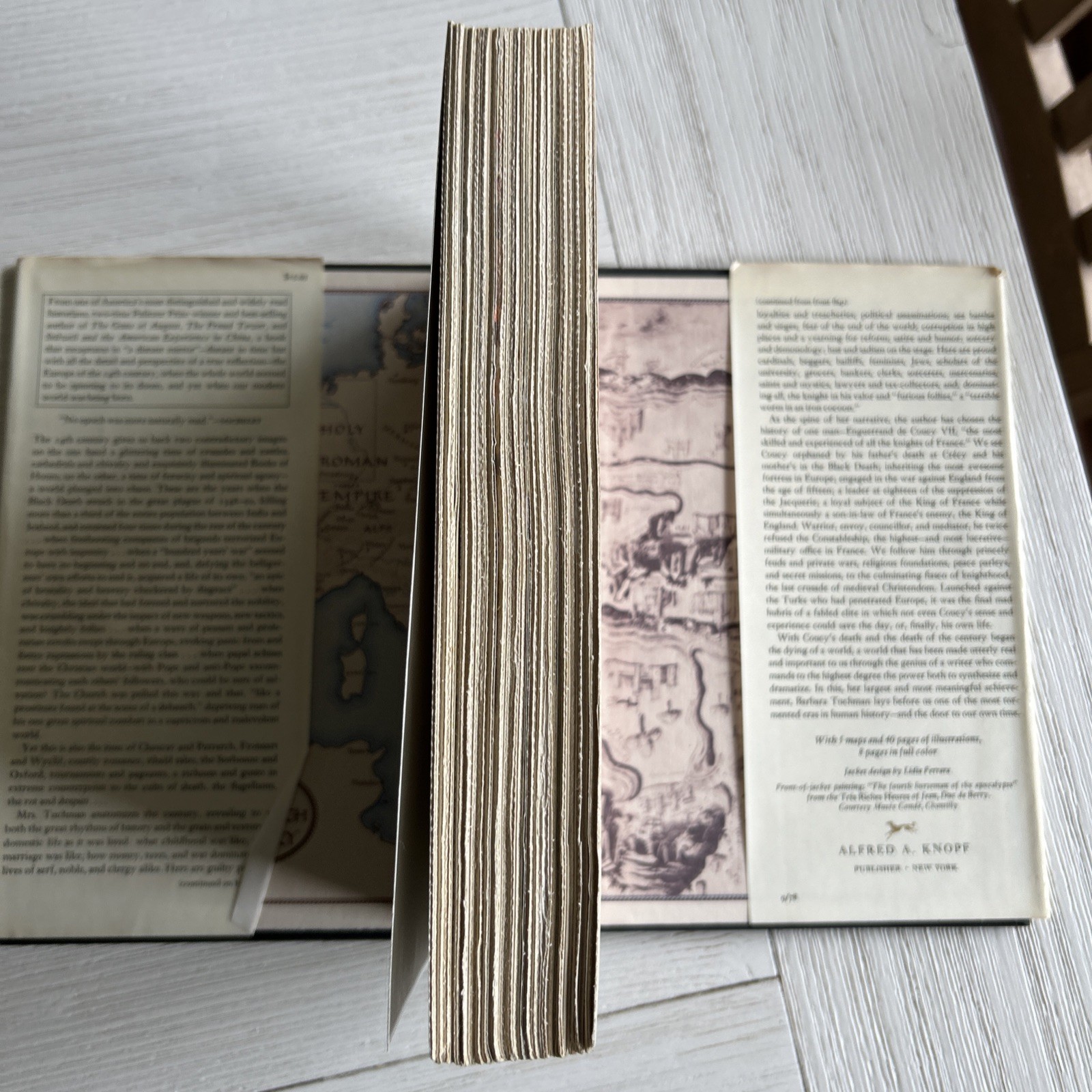 A Distant Mirror: The Calamitous 14th Century by Barbara W Tuchman HC DJ  ~ 1978