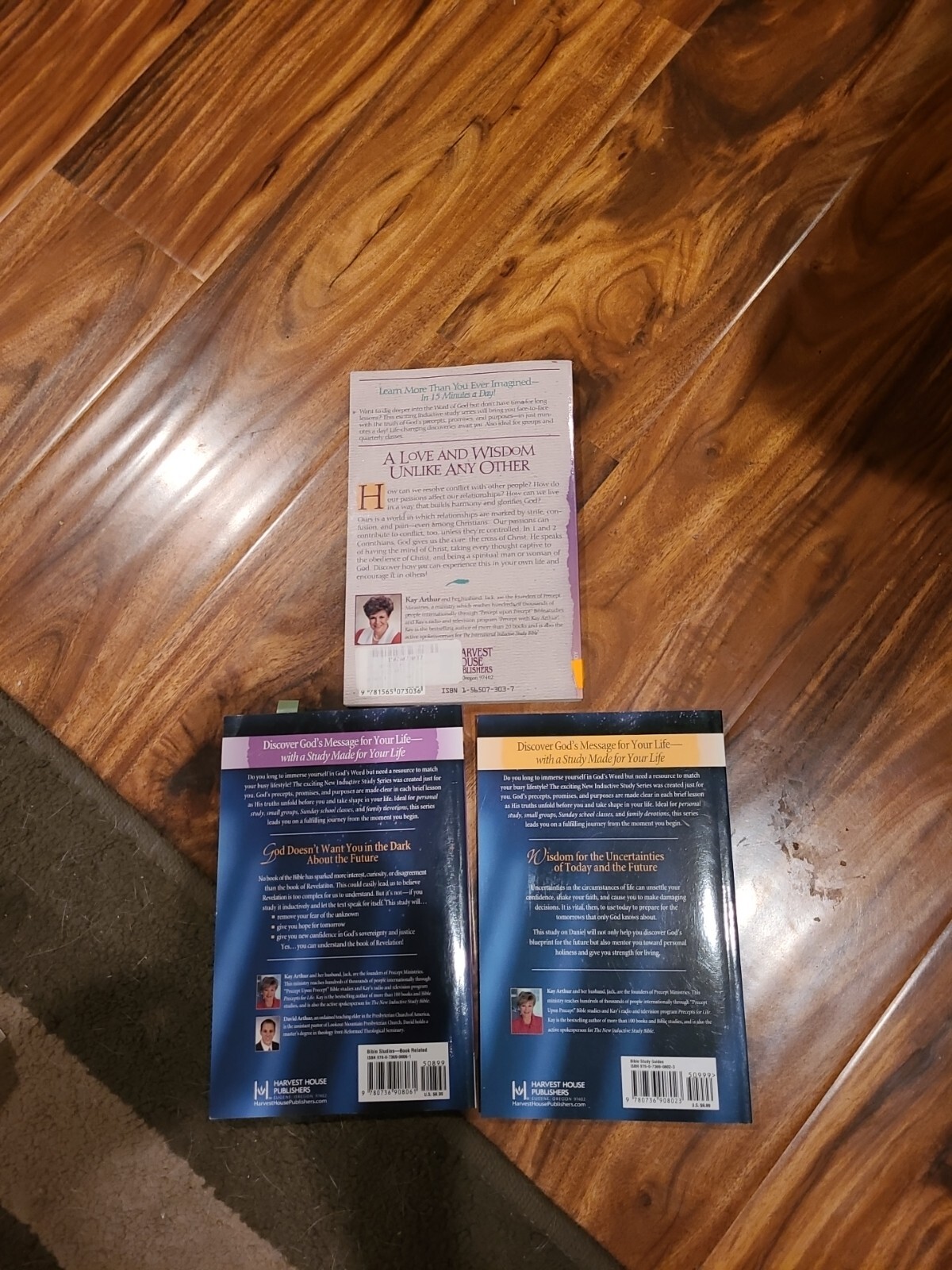 Lot Of 3 Kay Arthur Bible Study Books Christian Faith Theology