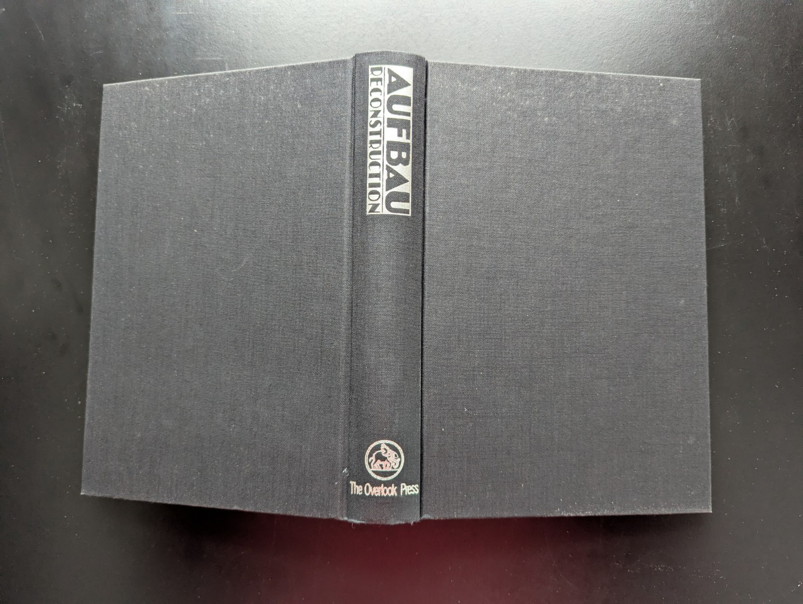 Aufbau Reconstruction Schaber 1972 German Jewish Exile Culture HC 1st Ed Rare