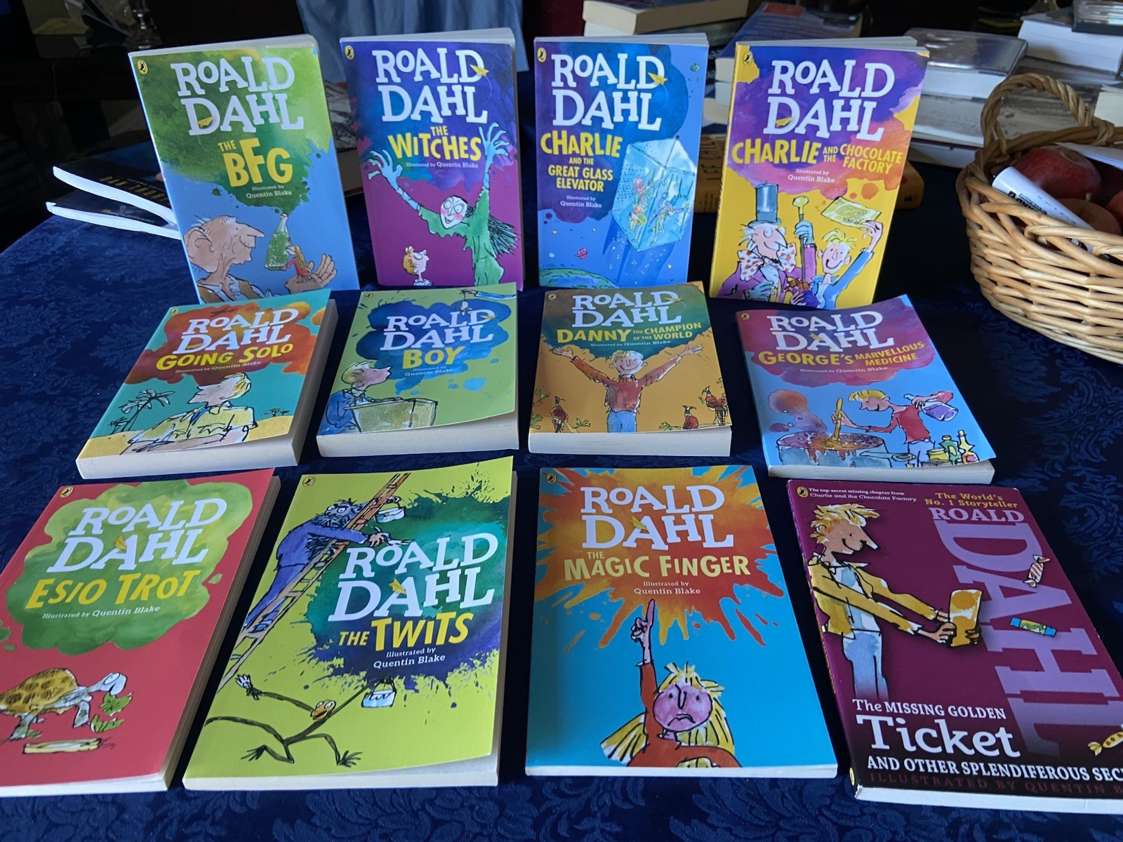 Roald Dahl Lot of 12 LN TPB BFG, Charlie, Witches , Boy, Danny + 6 More FREE S/H