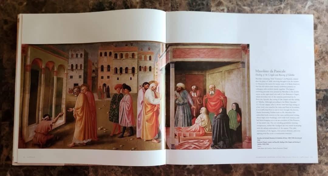 FLORENCE PAINTINGS AND FRESCOES 1250-1743 Hardcover Art Book Coffee King / Grebe