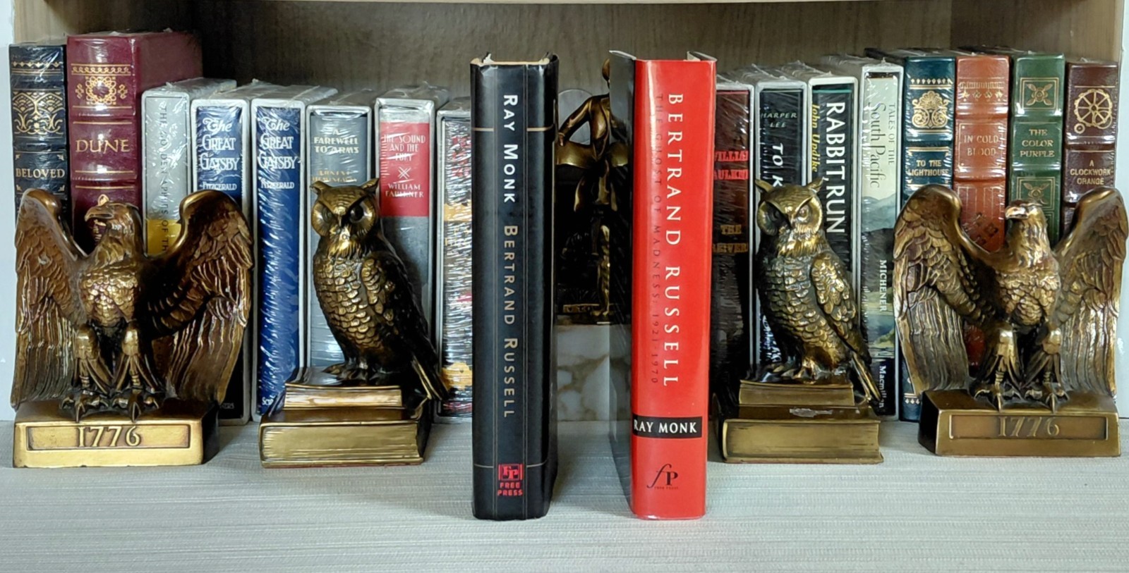 BERTRAND RUSSELL IN TWO VOLUMES: ONE 1872-1921 AND TWO 1921-1970 BY RAY MONK VG
