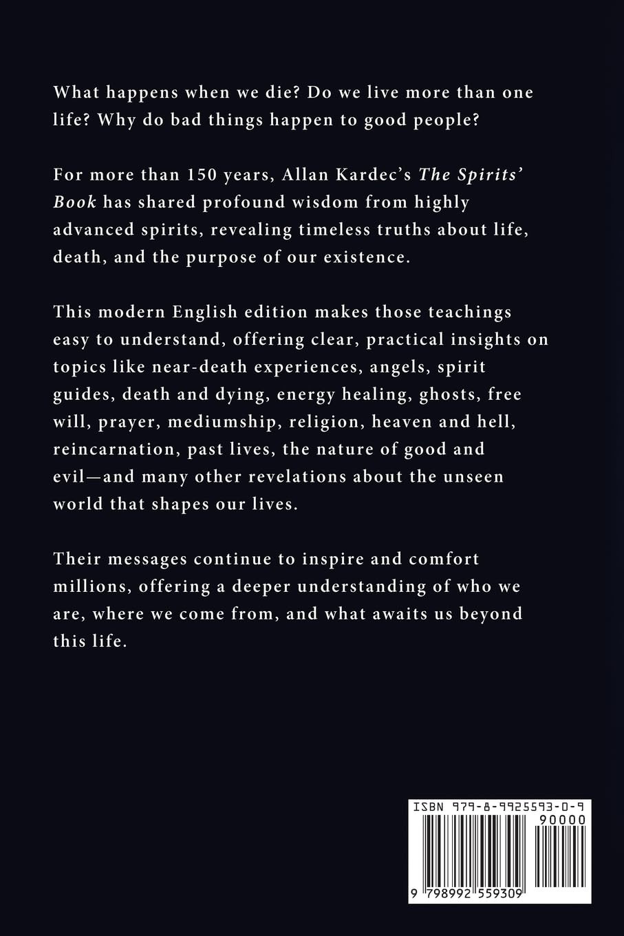 The Spirits‘ Book: Modern English Edition: Teachings from Advanced Spirits on Go