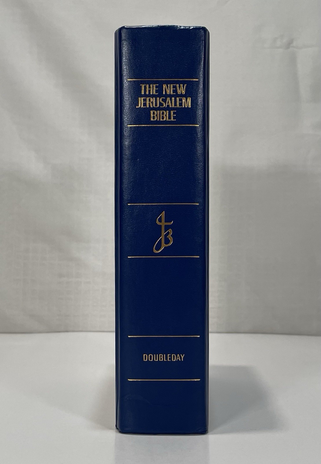 THE NEW JERUSALEM BIBLE Doubleday 1985 Deluxe Edition Blue Hardcover