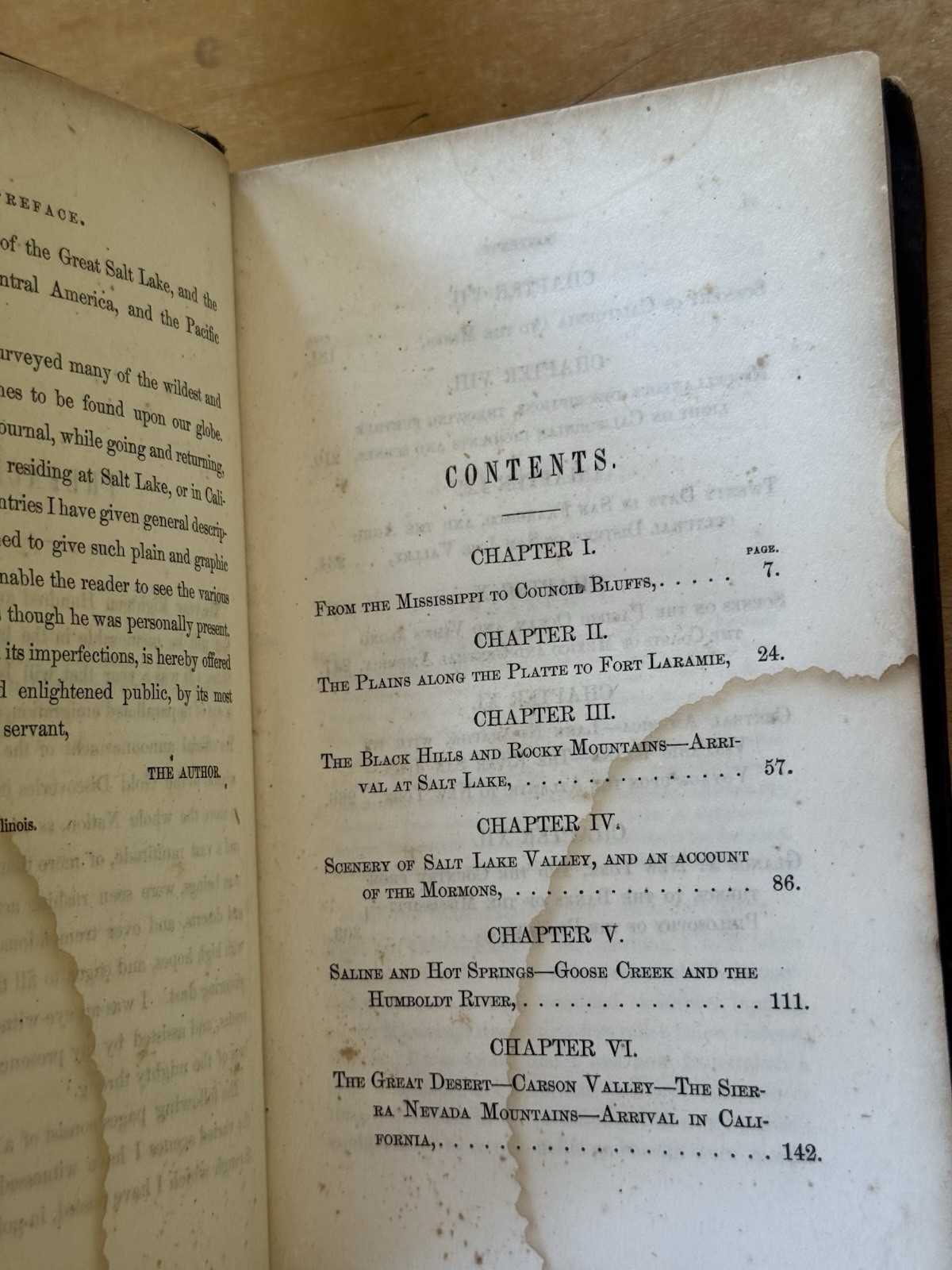 SCENERY OF THE PLAINS, MOUNTAINS & MINES BY FRANKLIN LANGWORTHY 1855 1st Edition