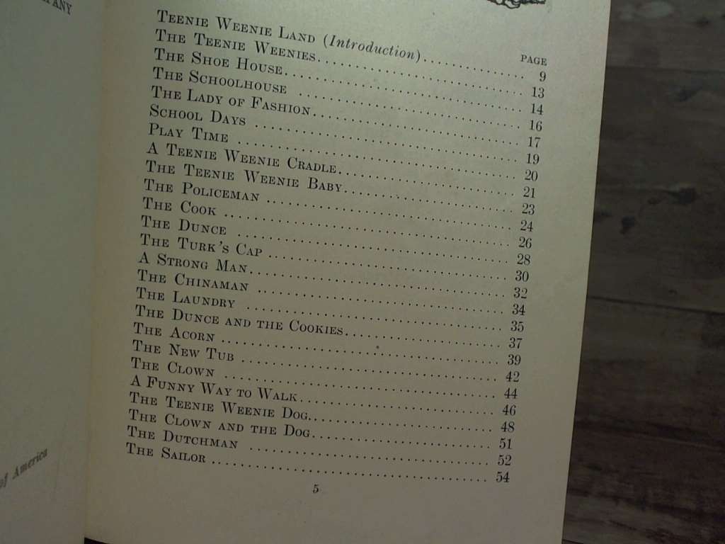 Teenie Weenie Land 1923 by Donahey, William and Effie E. Baker Beckley-Cardy Com