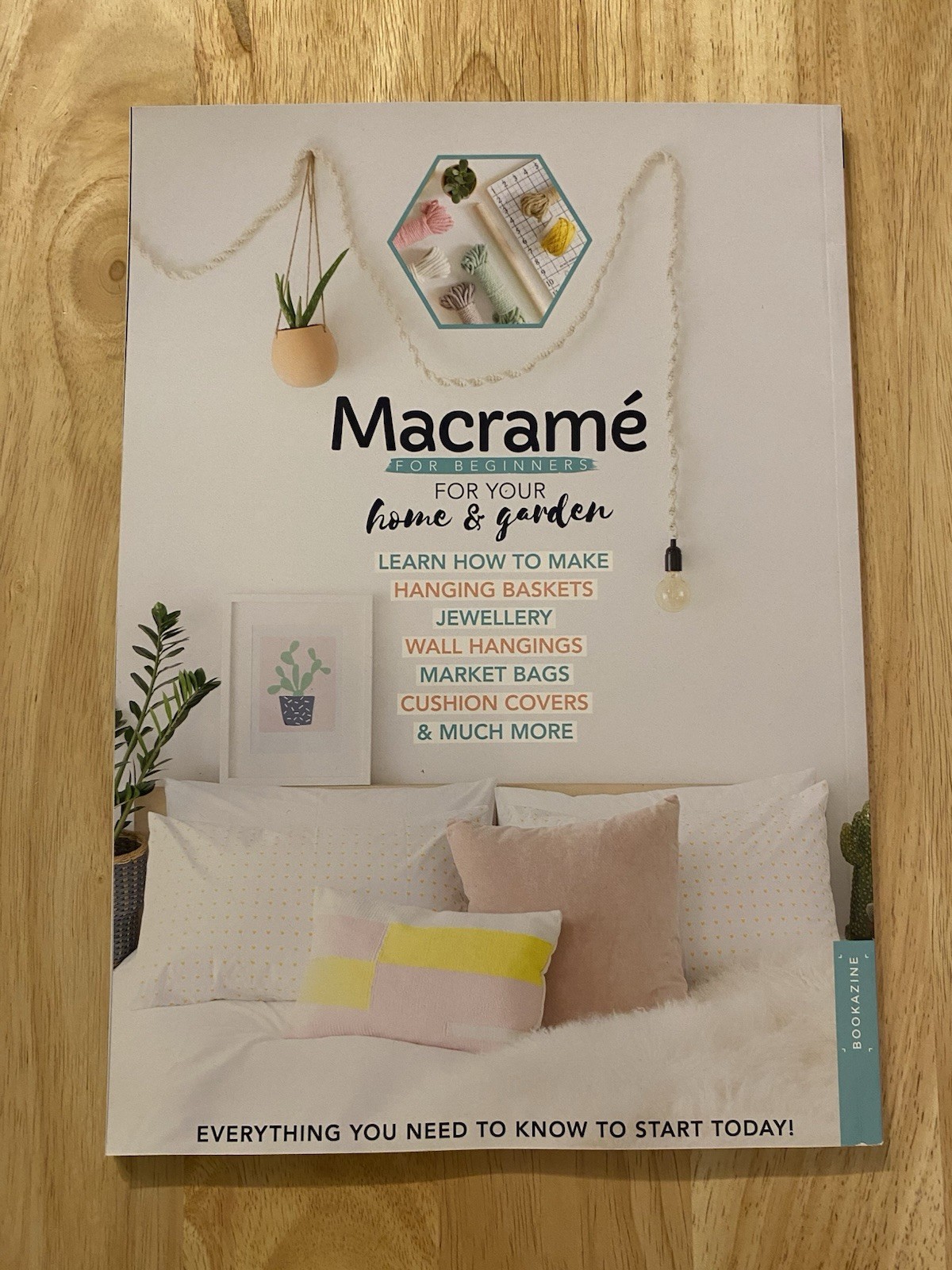 Macrame For Beginners Magazine Book Zine How To Art Create Patterns 5 US SELLER
