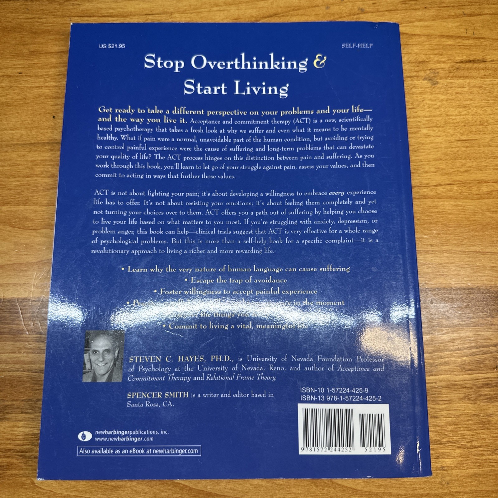 Get Out of Your Mind & into Your Life: Acceptance Commitment Therapy Hayes Clean