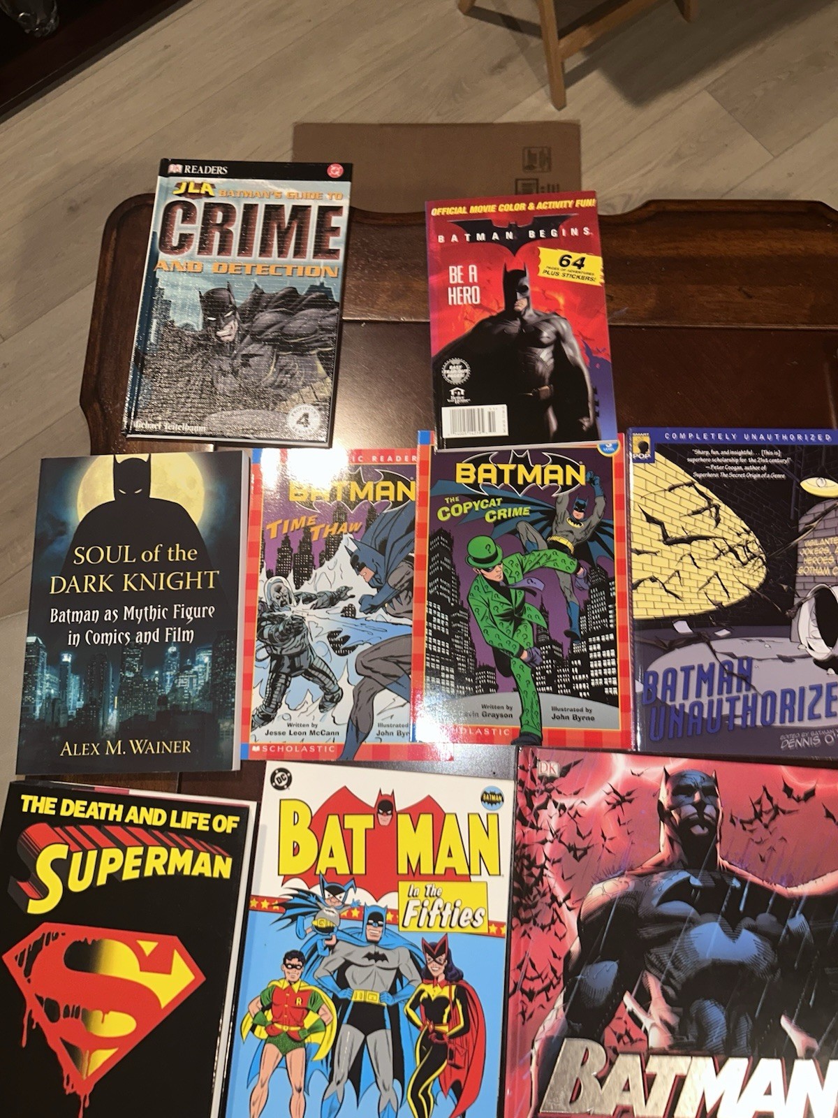 Assorted Marvel DC Universe Comic Book Heroes Lot (16) Batman Superman & More
