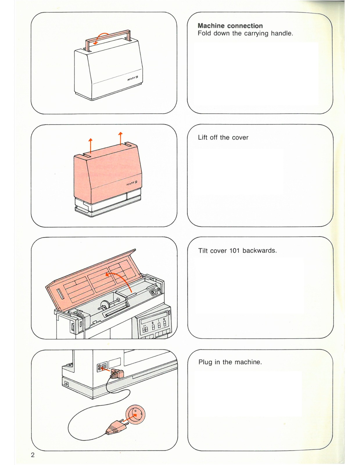 PFAFF Creative 1471 Instruction Book Manual – STEEL WIRE BOUND – TOUGH COVERS