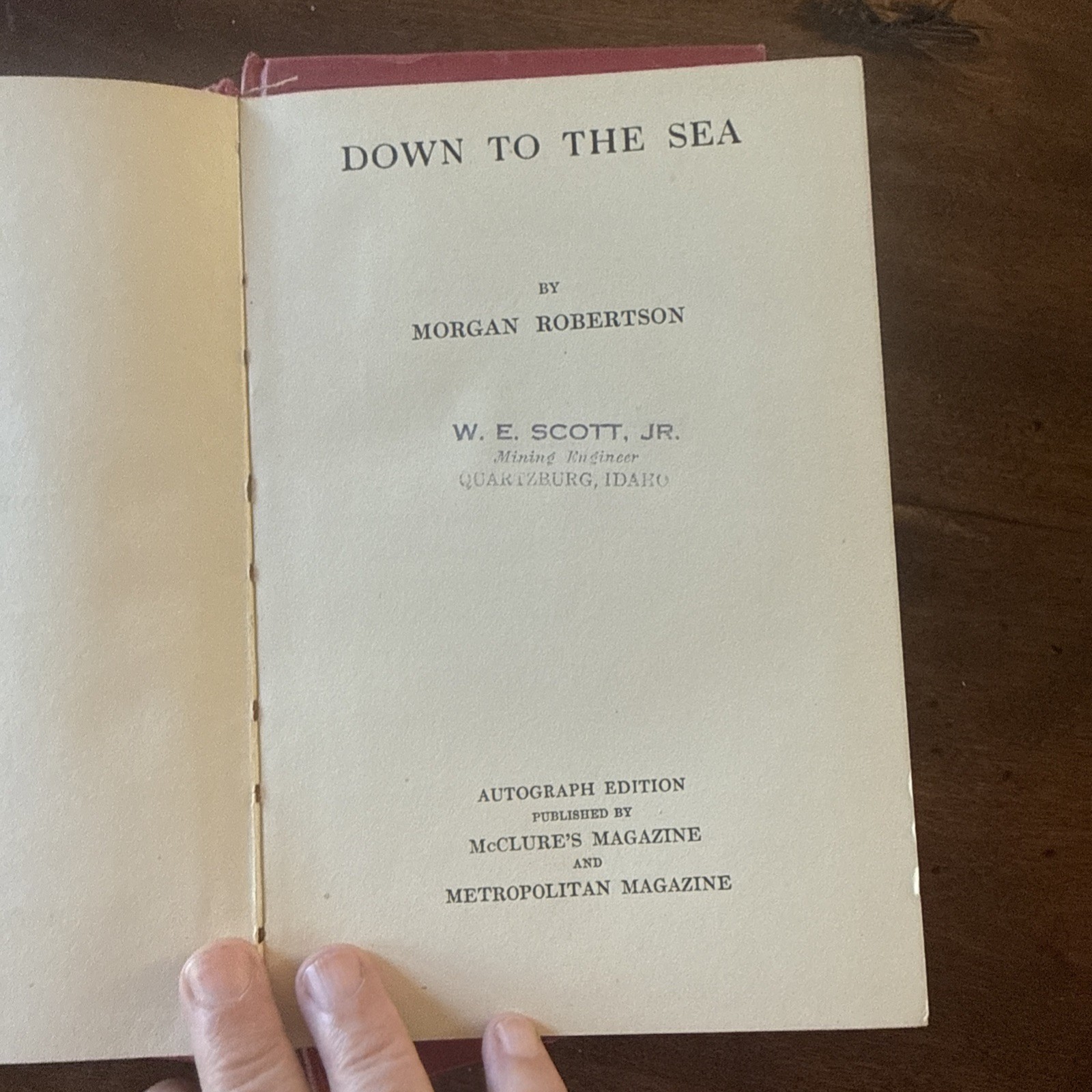 morgan robertson Book lot vintage late 1800’s early 1900’s
