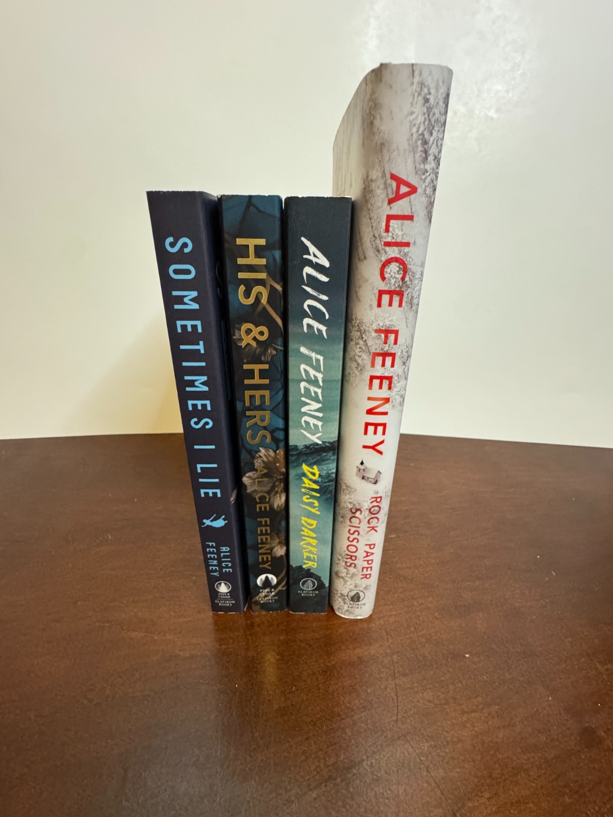 Alice Feeney 4 Book Bundle Thriller Set Daisy Darker Rock Paper Scissors NEW