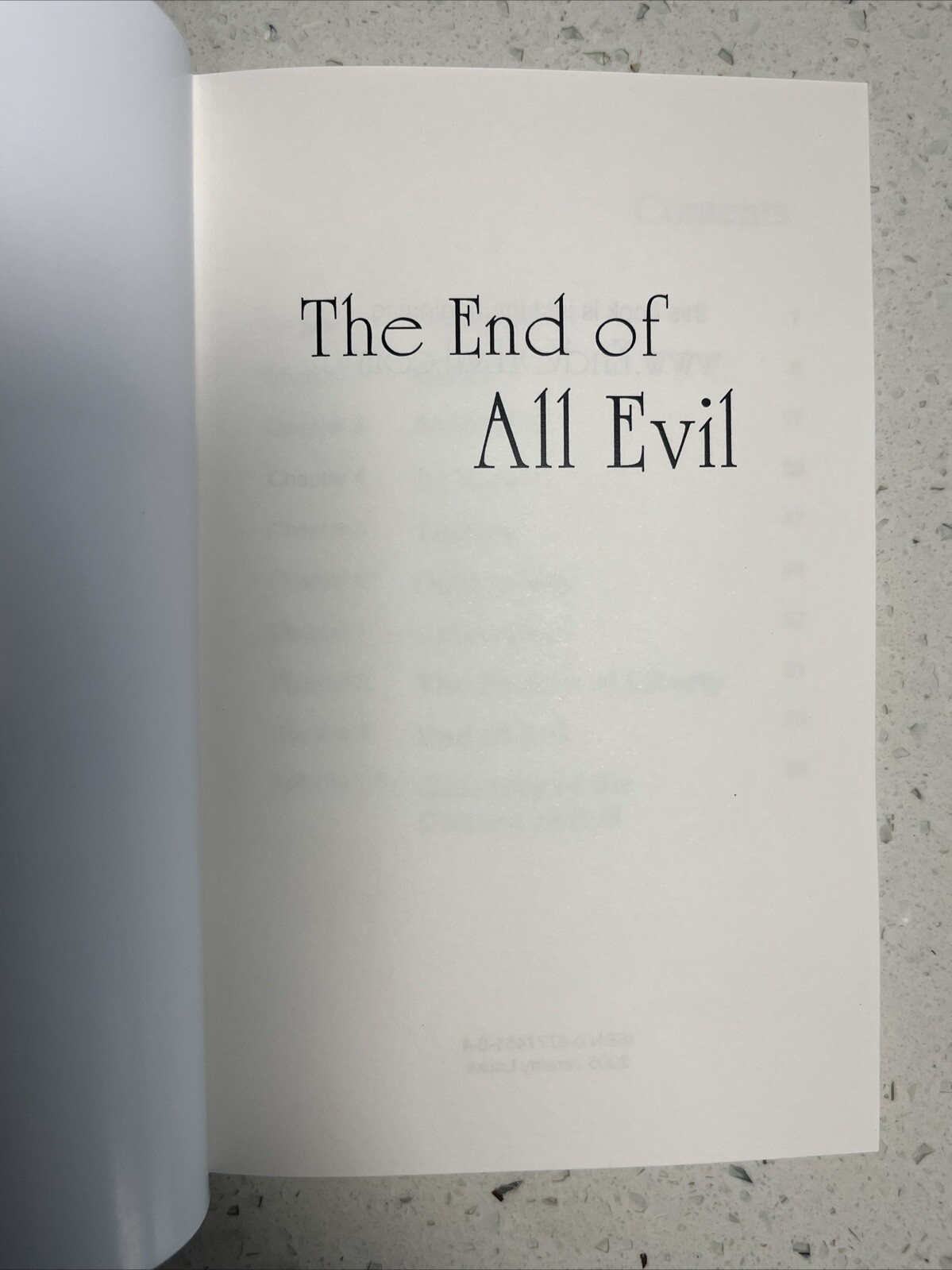 The End of All Evil by Jeremy Locke