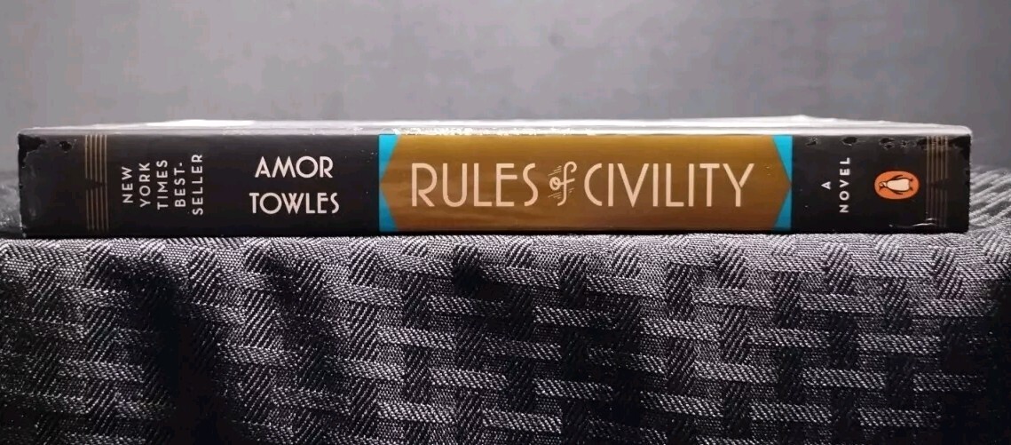 Rules of Civility Amor Towles 2012 PB Historical Fiction Coming‑of‑Age 368pp