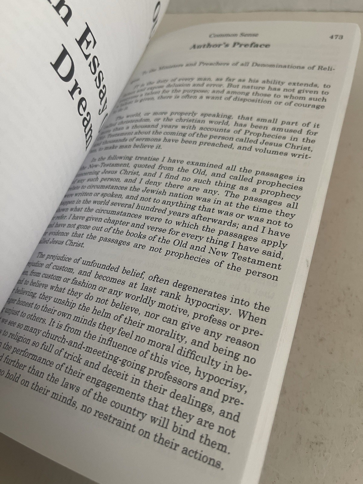 Thomas Paine Collection: Common Sense, Rights of Man, Age of Reason, an Essay on