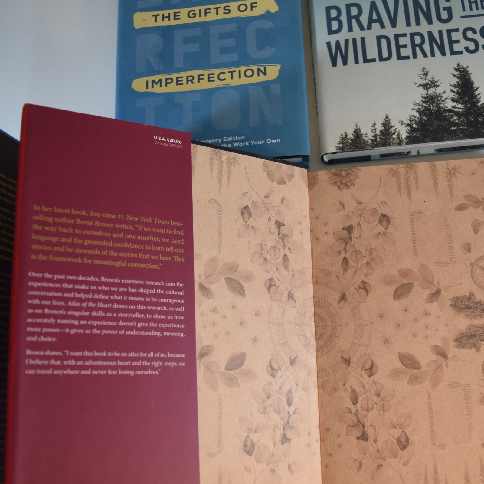 Lot of 4 Brene Brown Hardcover Books – Daring Greatly + Atlas of the Heart ++