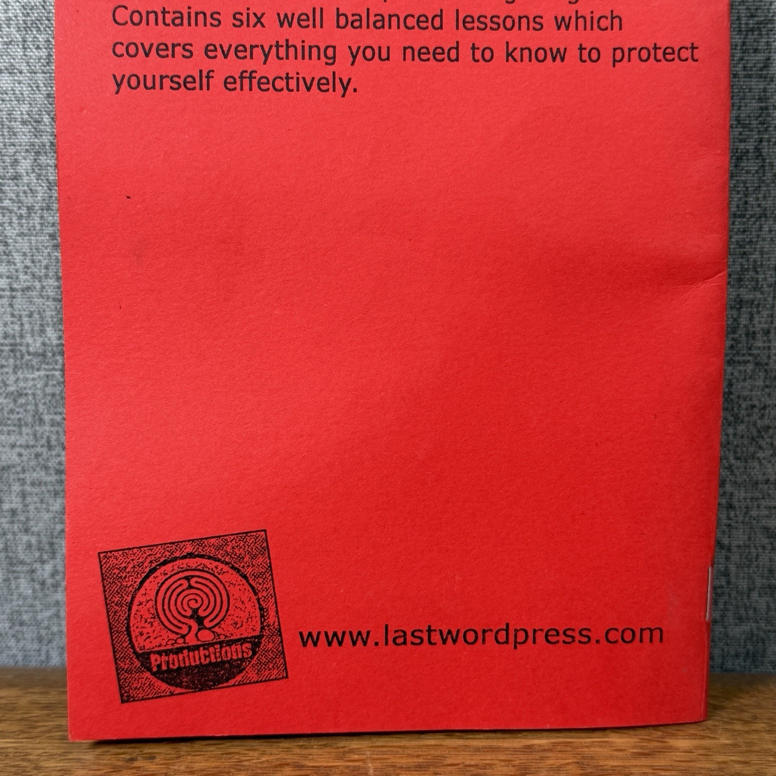 Original Hand to Hand Combat by Francois D’Eliscu Last Word Press Pamphlet Book