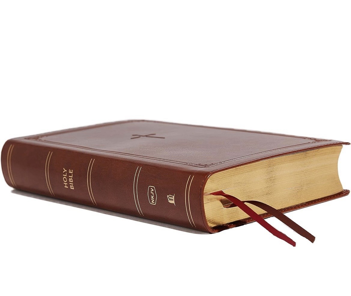 MAGNETIC CLOSURE NKJV LARGE PRINT(10.5pt) CUSTOM ENGRAVED Personal Bible