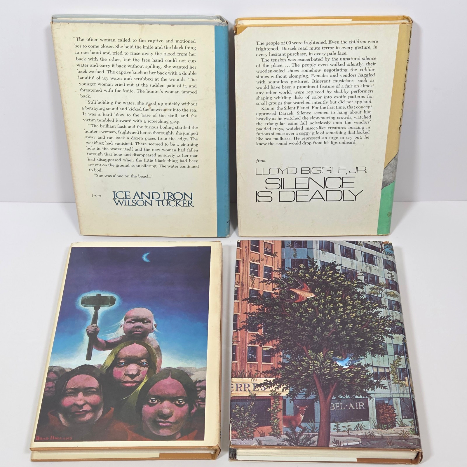 Vtg 1970s New Wave SciFi BCE HCDJ Lot of 13 Brunner Maine Reamy Shaw Hugo Nebula
