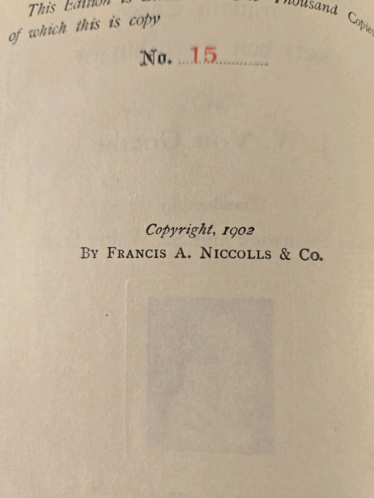 1902 Iphigenia in Tauris By J W Goethe Luxury Edition #15 of 1,000