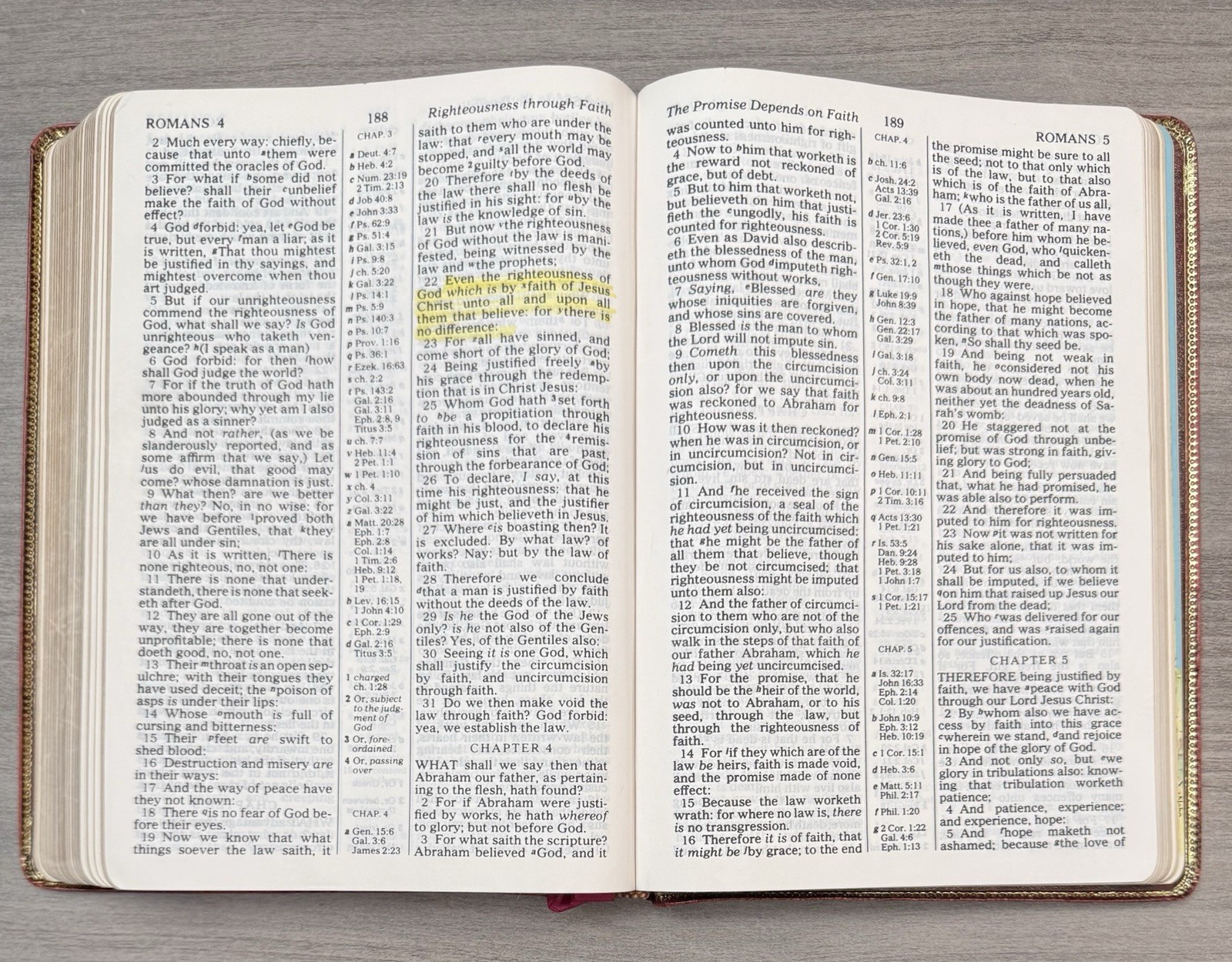 Kenneth Copeland Reference Bible 1972 RED HANDBOUND GENUINE LEATHER Red Letter