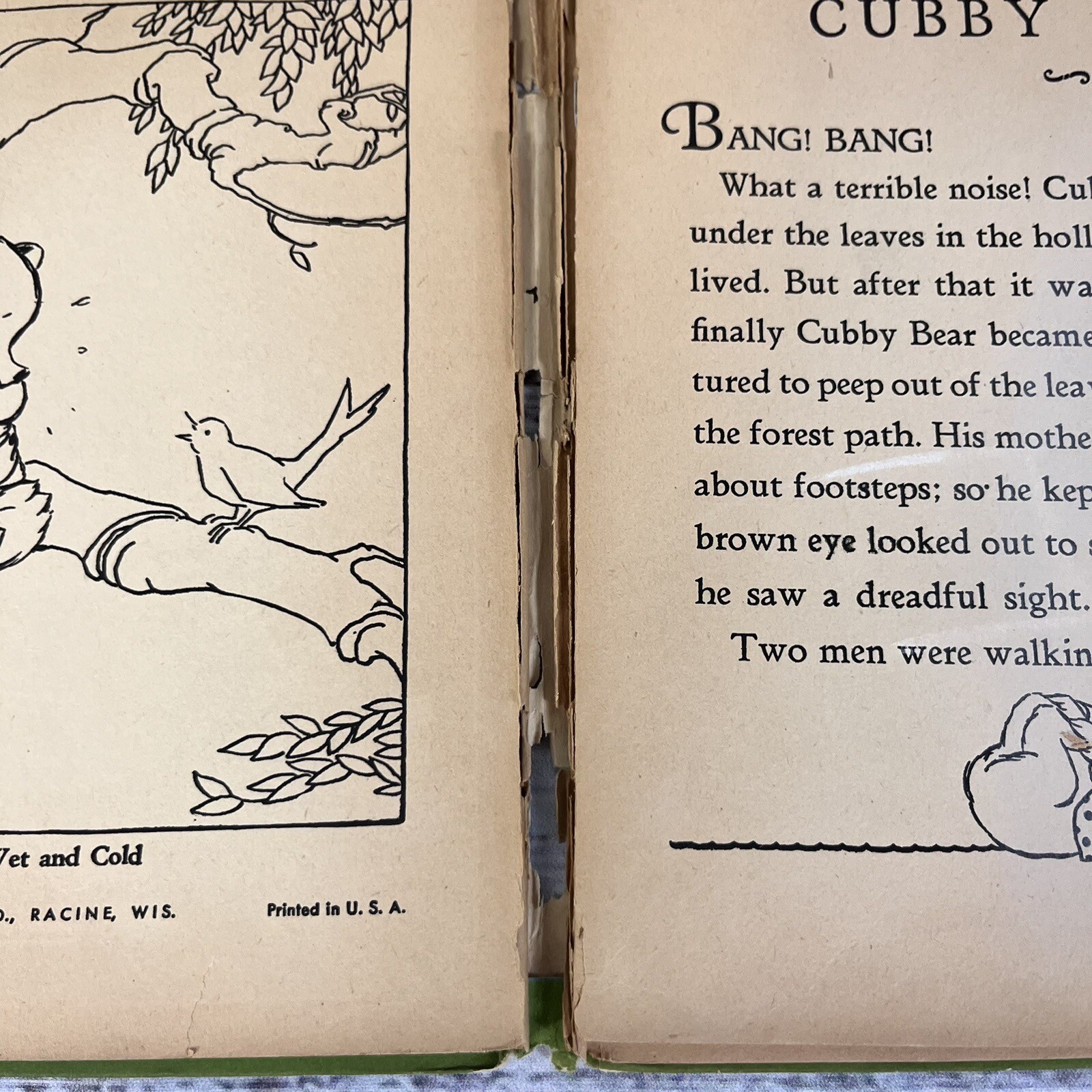 Vintage Cubby Bear Children’s Book A Stand Out Whitman Publishing