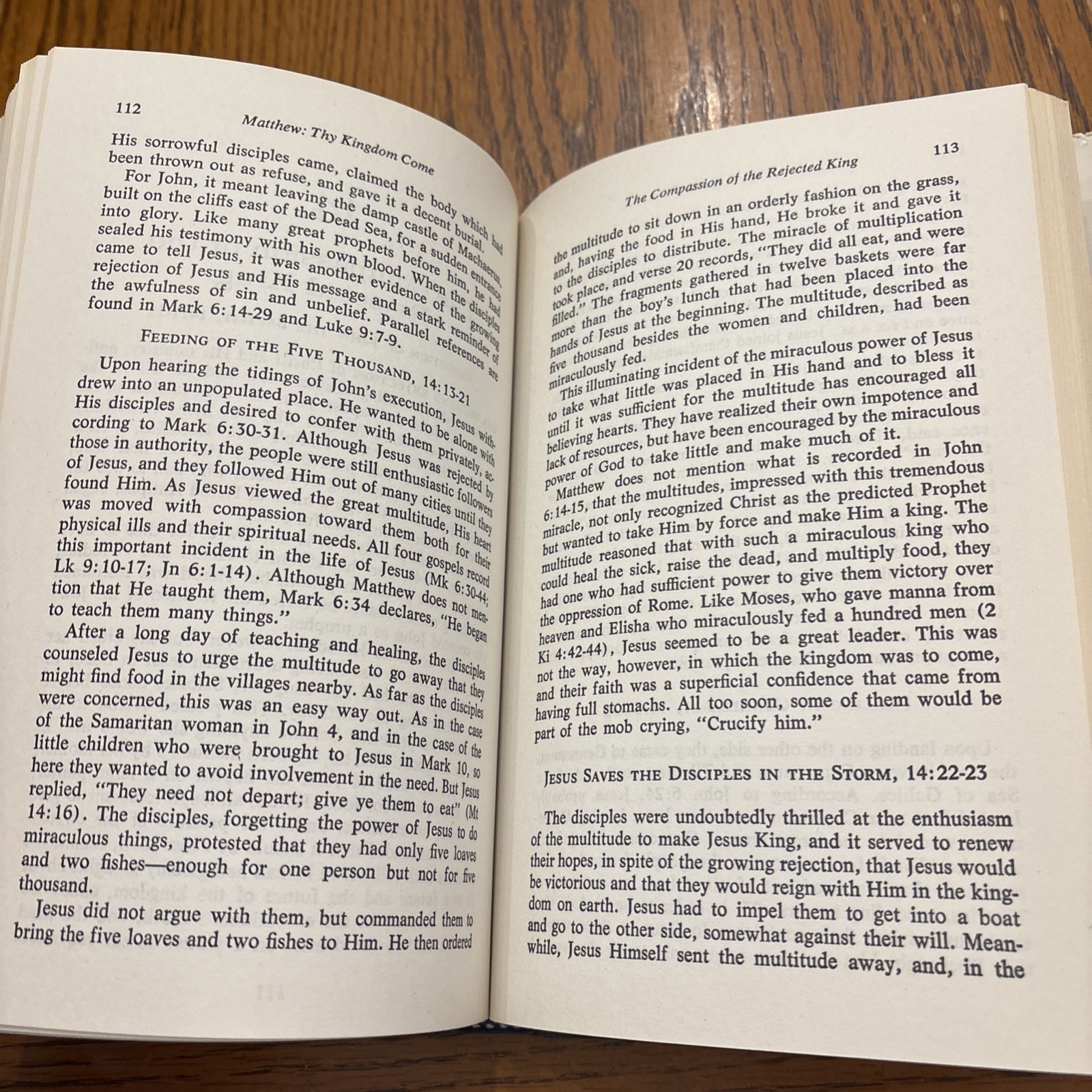 Matthew Thy Kingdom Come By John F. Walvoord HBDJ