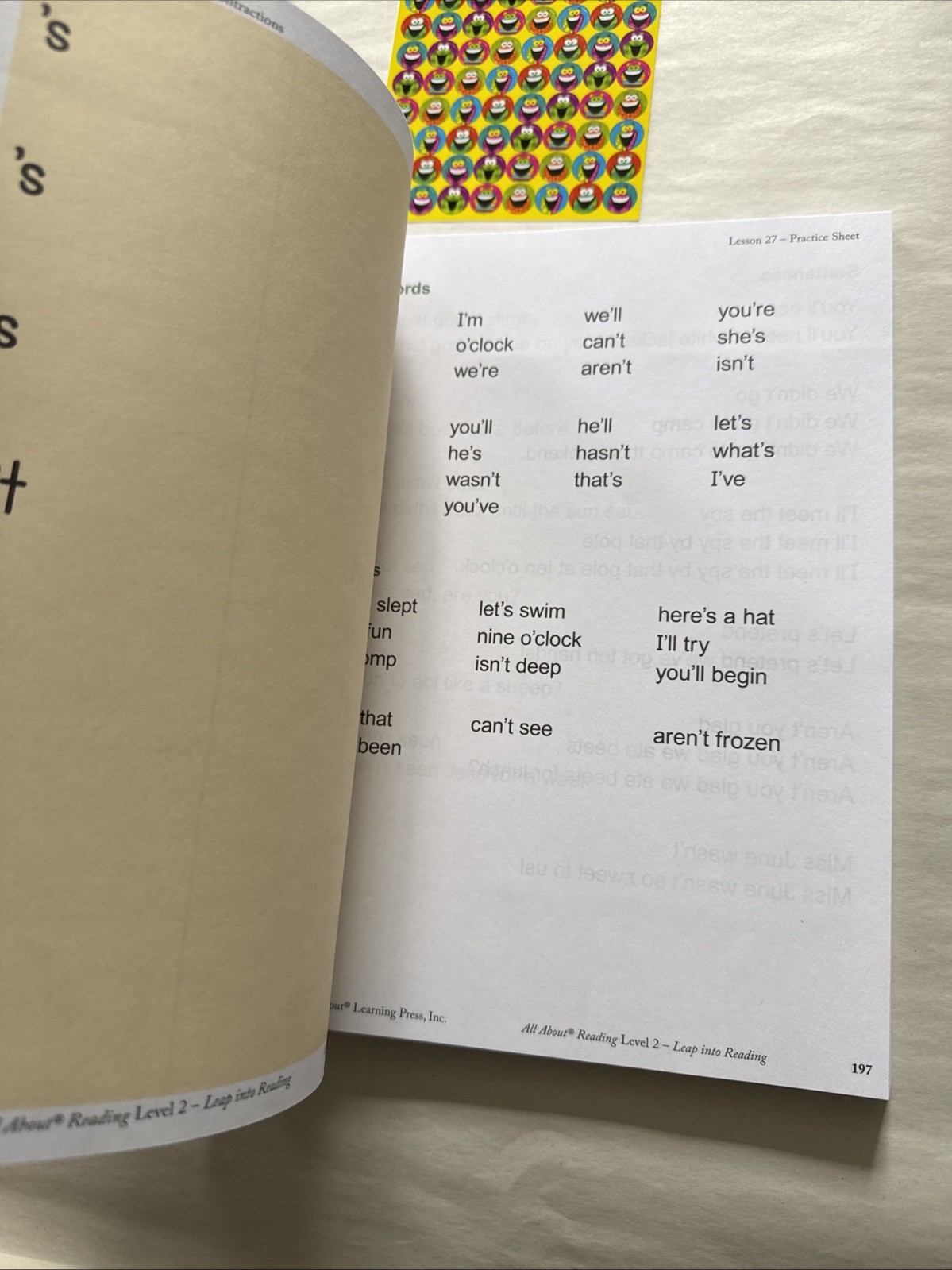 All About Reading Level 2: Student Packet (Color Edition) – Complete – Very Good