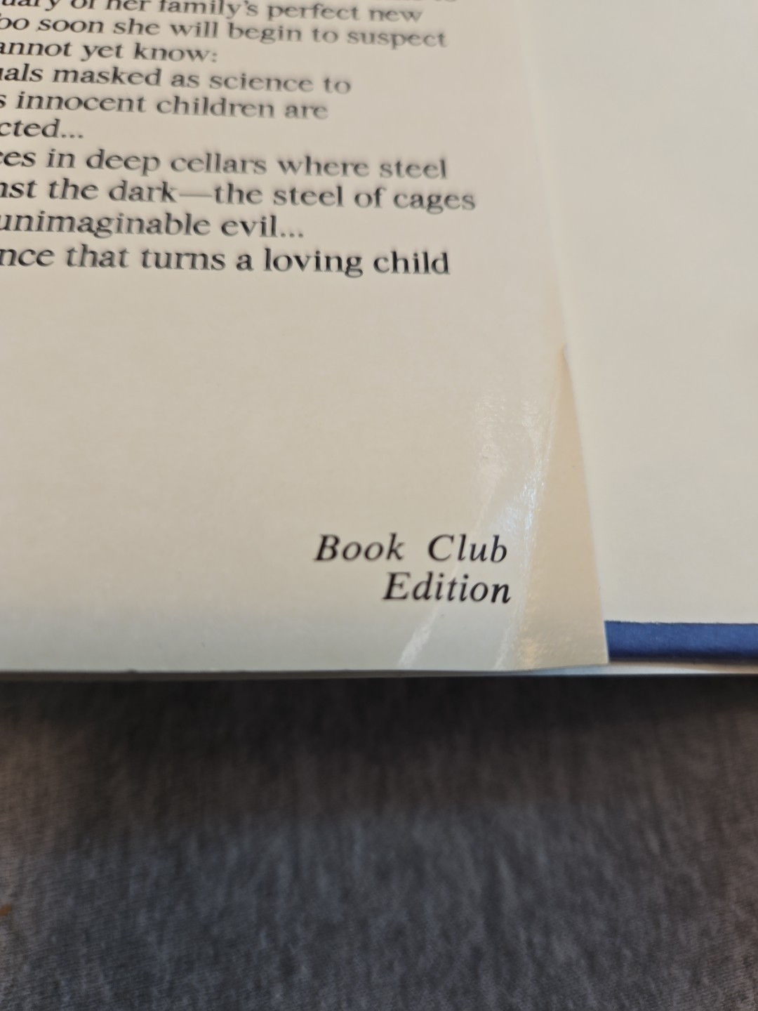Creature, by John Saul, 1989 Bantam Books Edition Hardcover + Dust Jacket BCE