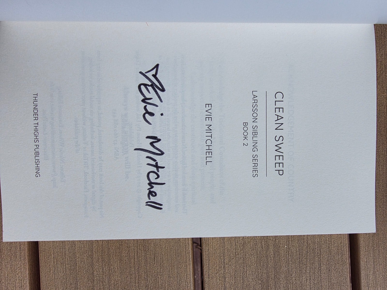 Evie Mitchell RARE book signing bundle