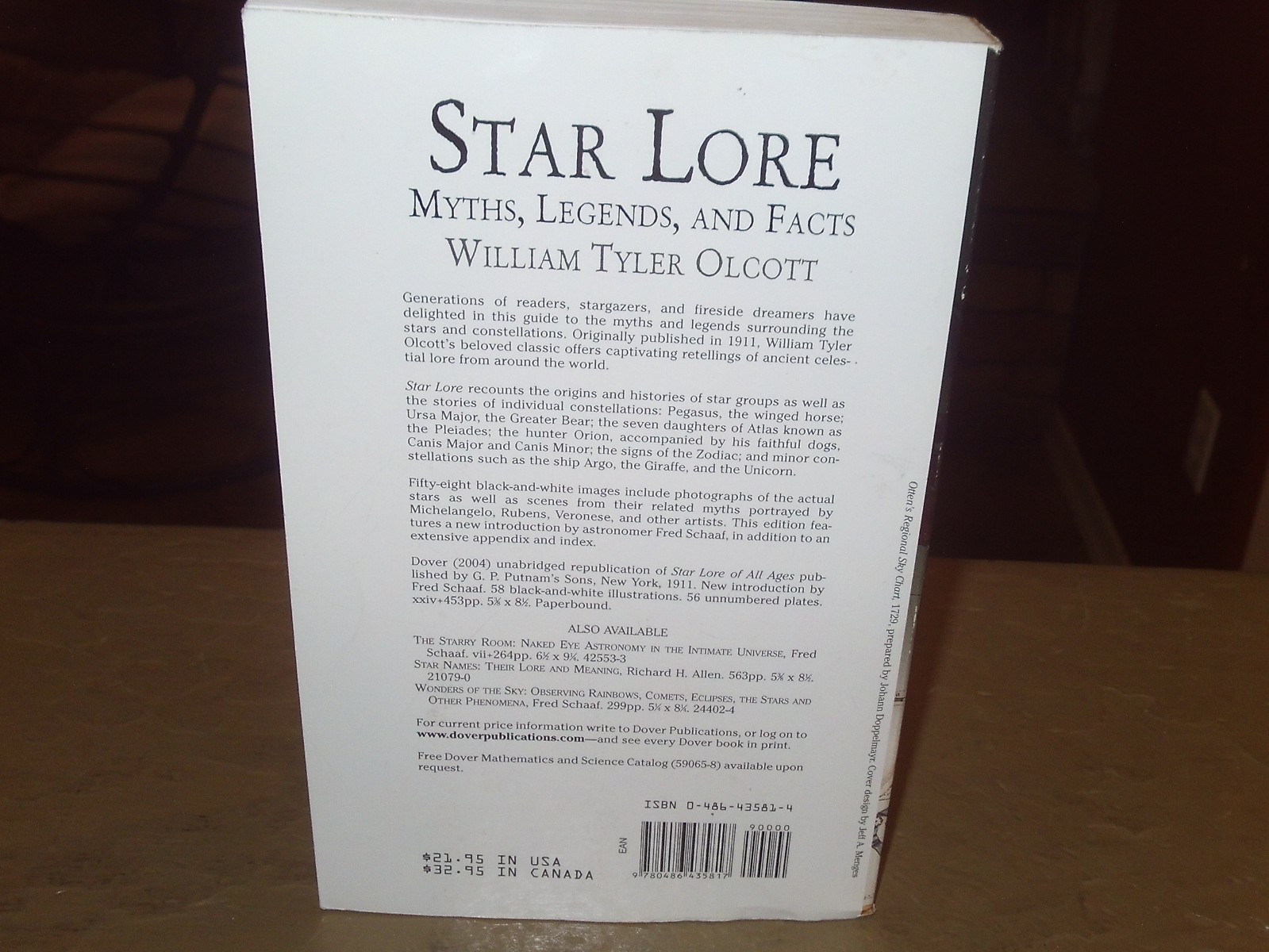 STAR LORE OLCOTT TRADE PAPERBACK FIRST EDITION NEW NM 2004