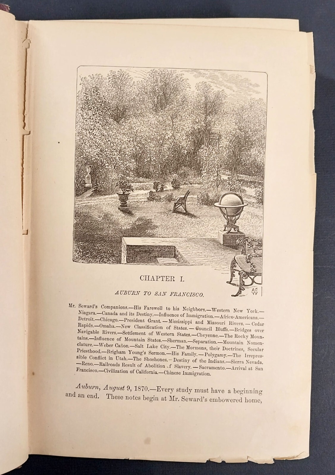 William H Seward’s Travels Around The World HC 1874 Illustrated D Appleton & Co