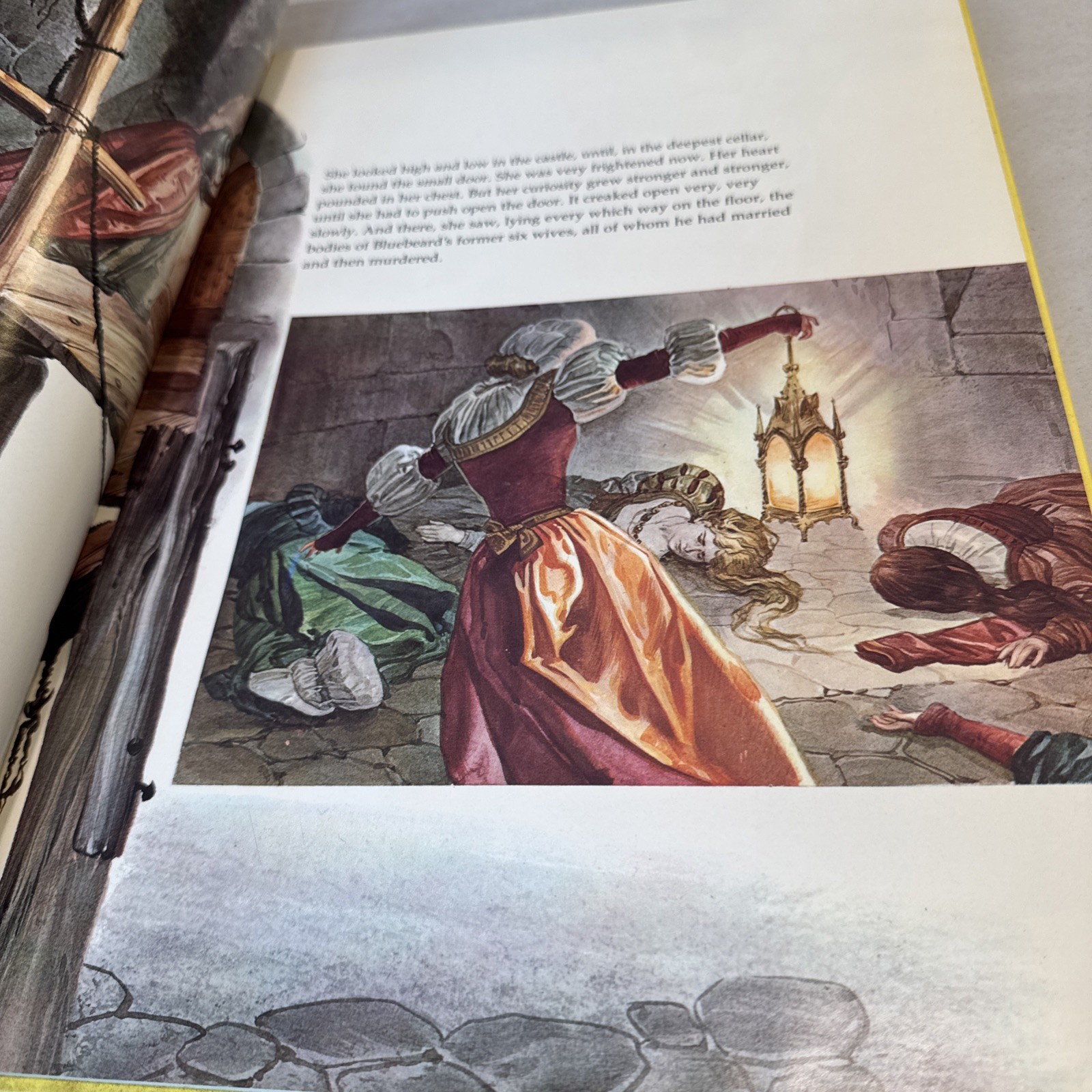Vintage 1969 Storytime Treasury BLUEBEARD/ THE OGRES THREE GOLDEN HAIRS