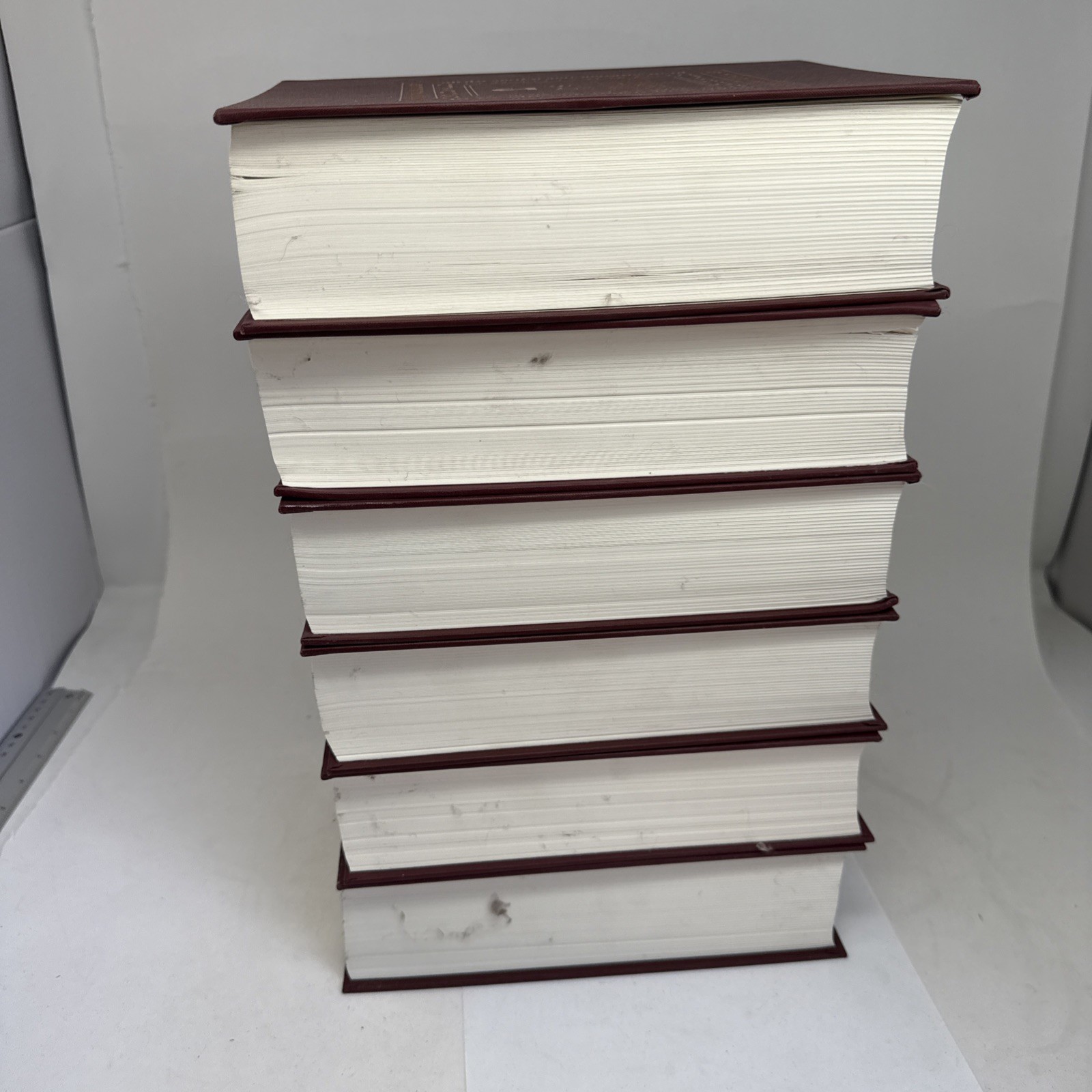 The Anchor Bible Dictionary – 6 Volume Set Hardcover 1992 Doubleday Burgundy