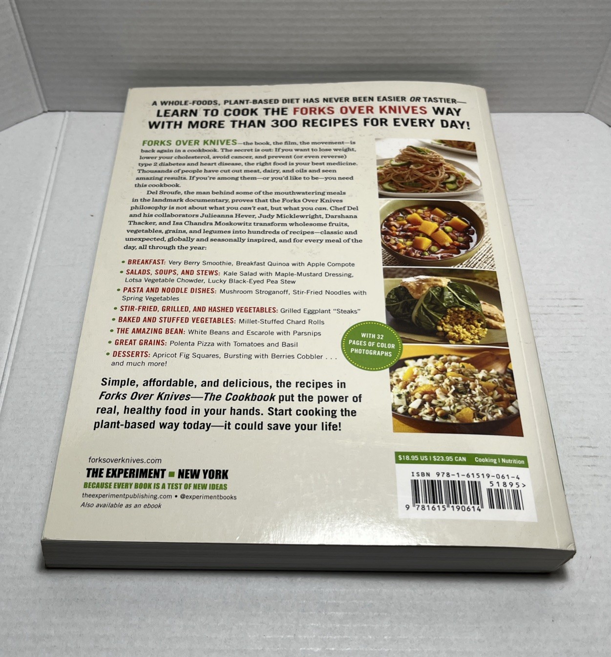 Forks Over Knives―The Cookbook: Over 300 S- 9781615190614, paperback, Del Sroufe