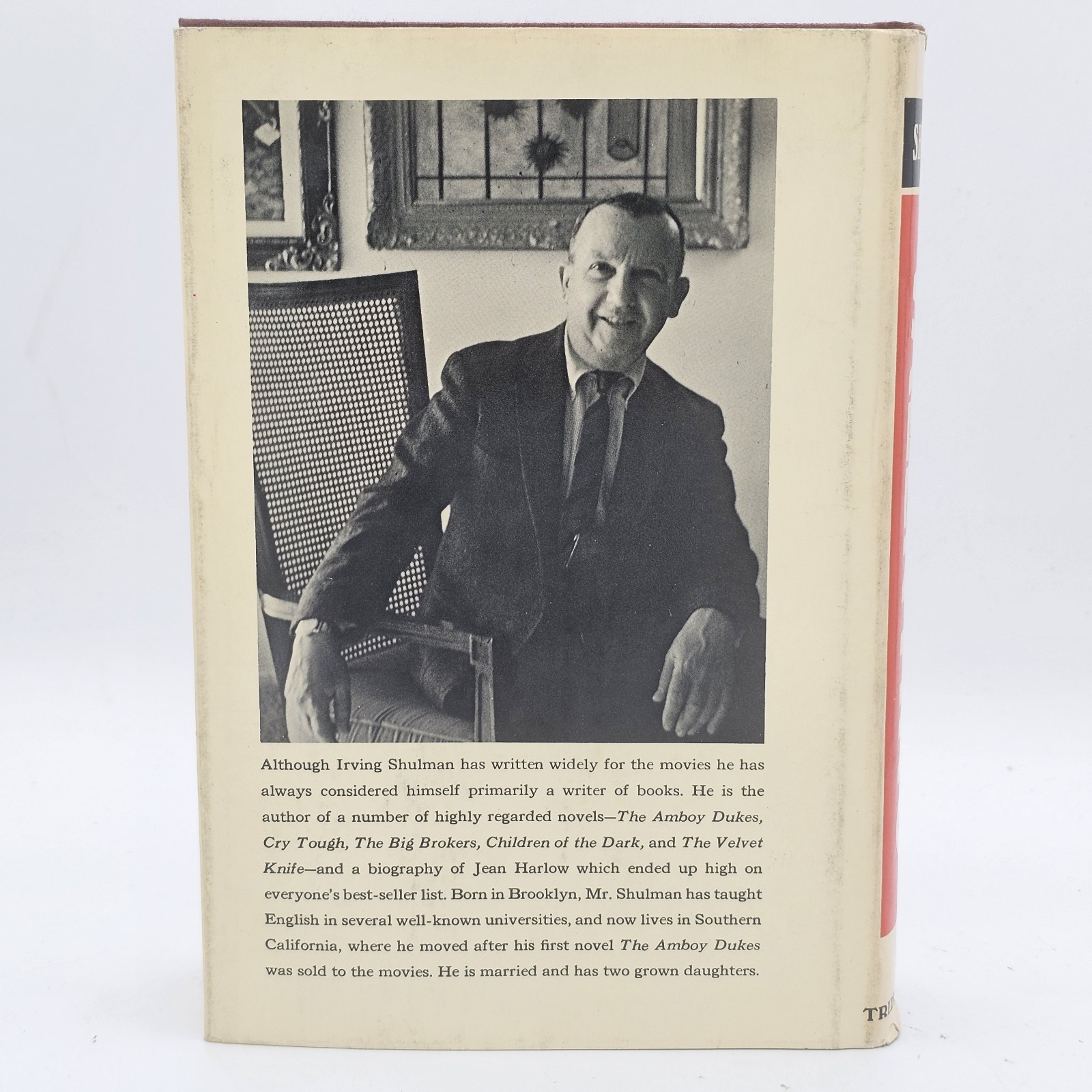 Valentino Irving Shulman 1967 2nd Printing HC w/DJ Vintage Novel