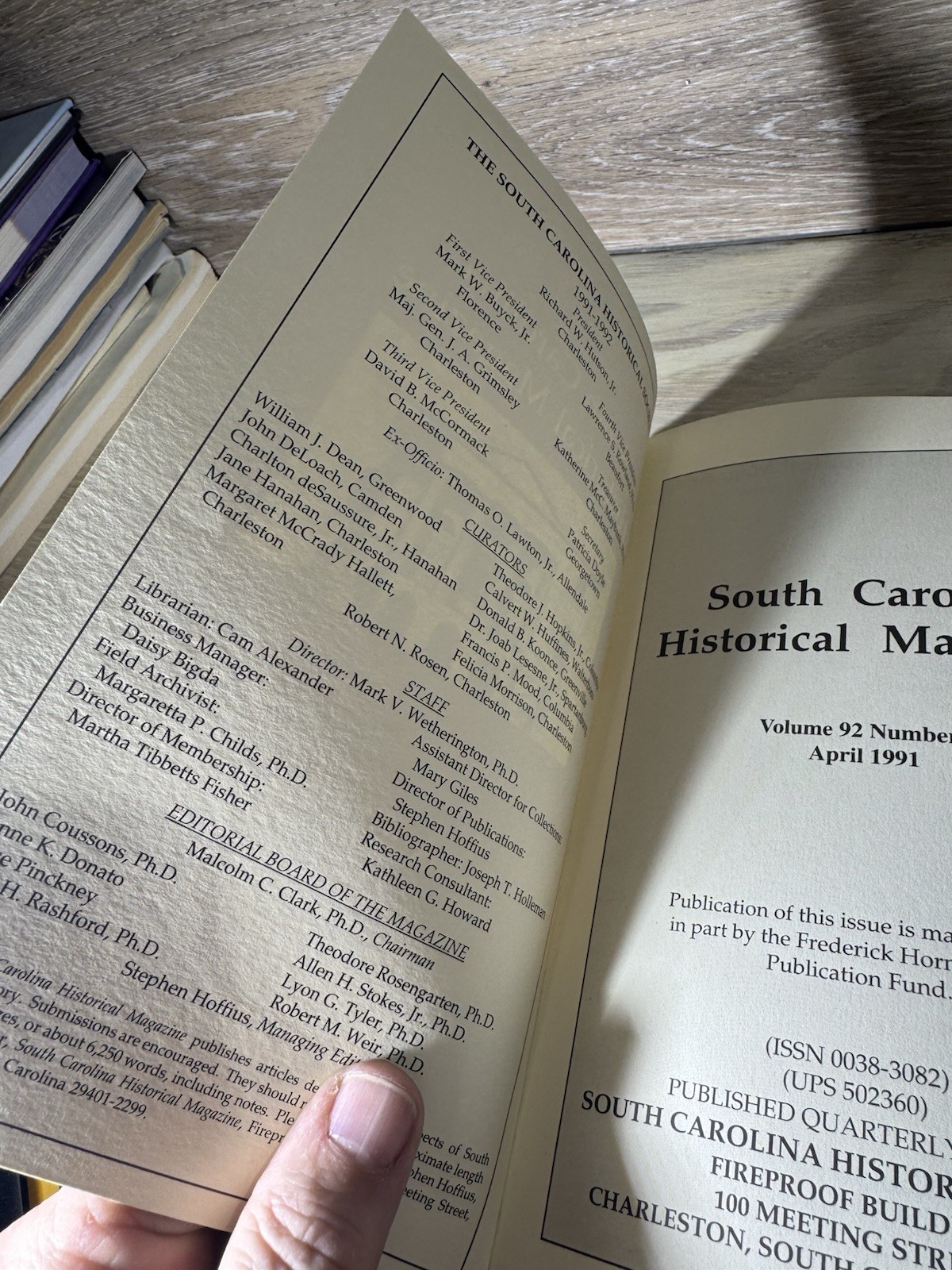 Lot Of 8 South Carolina Historical Magazines 1978-2006 Misc As Shown In Photos