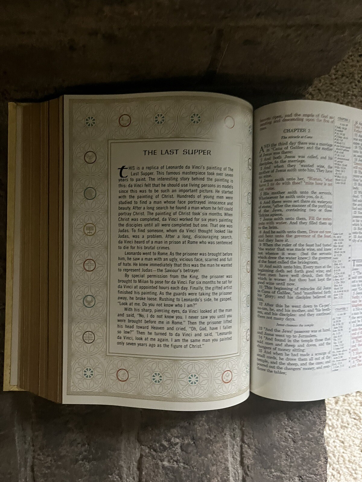 Holy Bible King James Version red letter edition. With Paperwork. Read