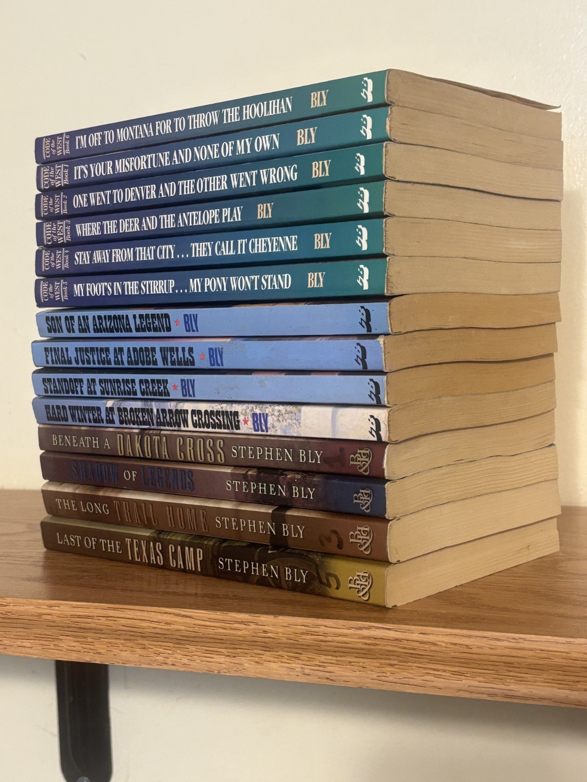 Stephen Bly Lot of 14 Christian Western Paperback Books