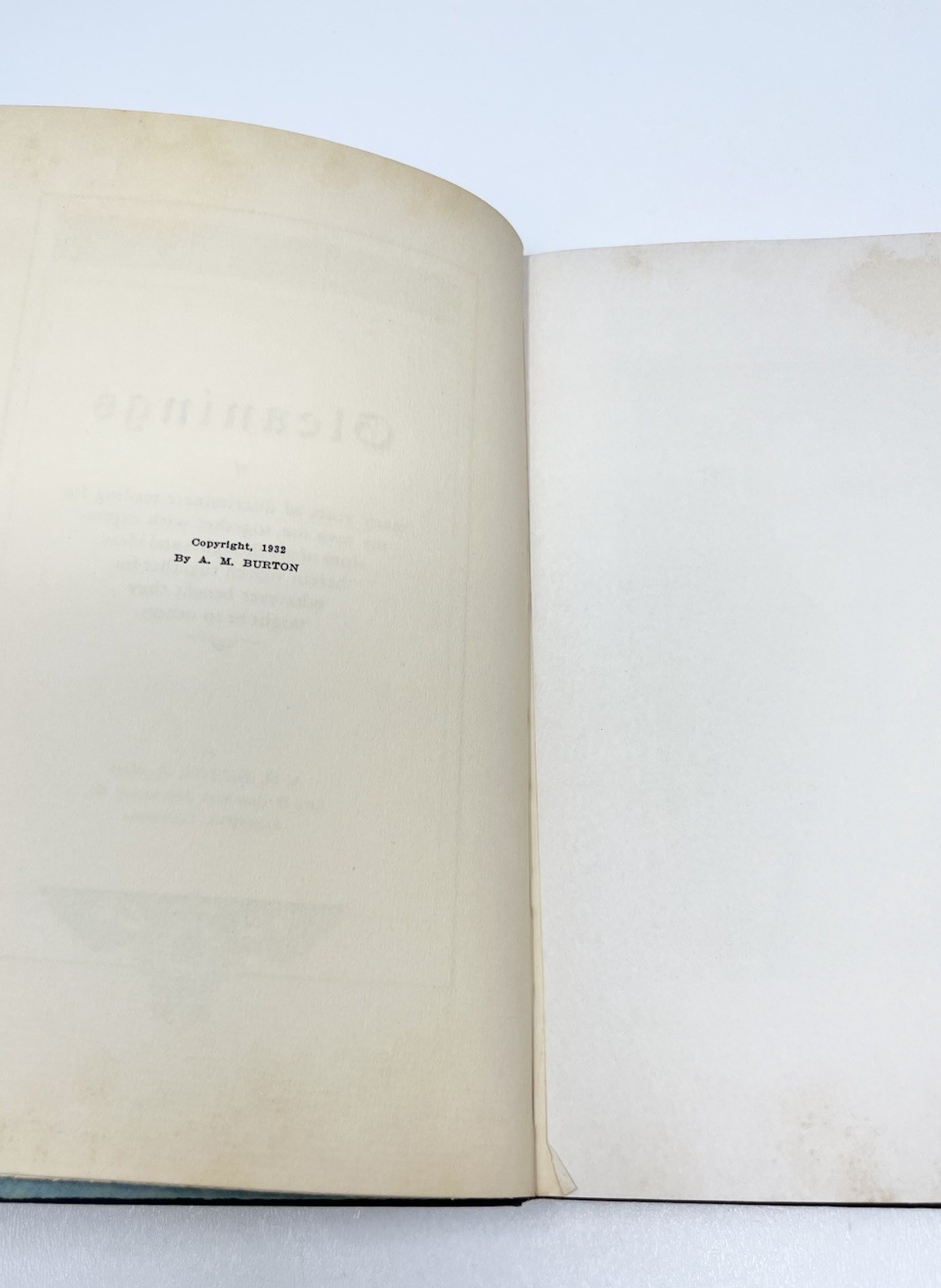 Vintage 1930s Essays Inspirational Writing Reflection Religion Self-Help Book