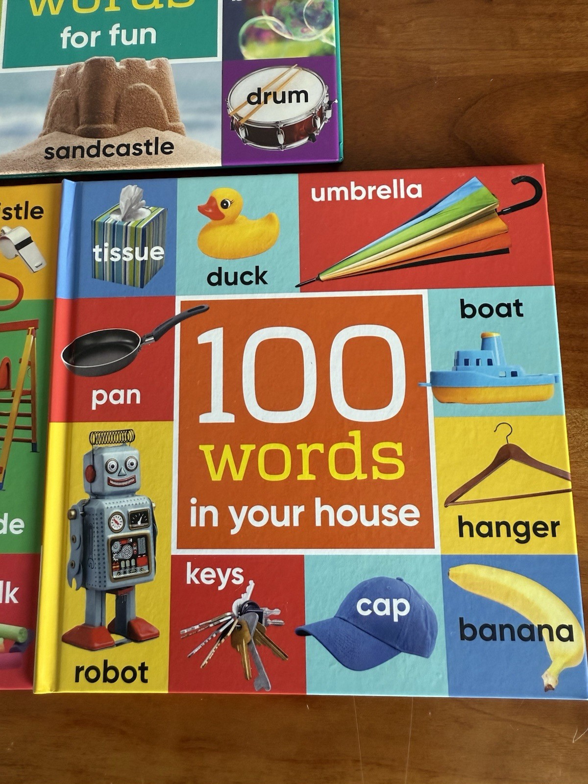 Priddy Books: Colors, ABCs, Numbers, Big Word Book & 4 x 100 word books – school