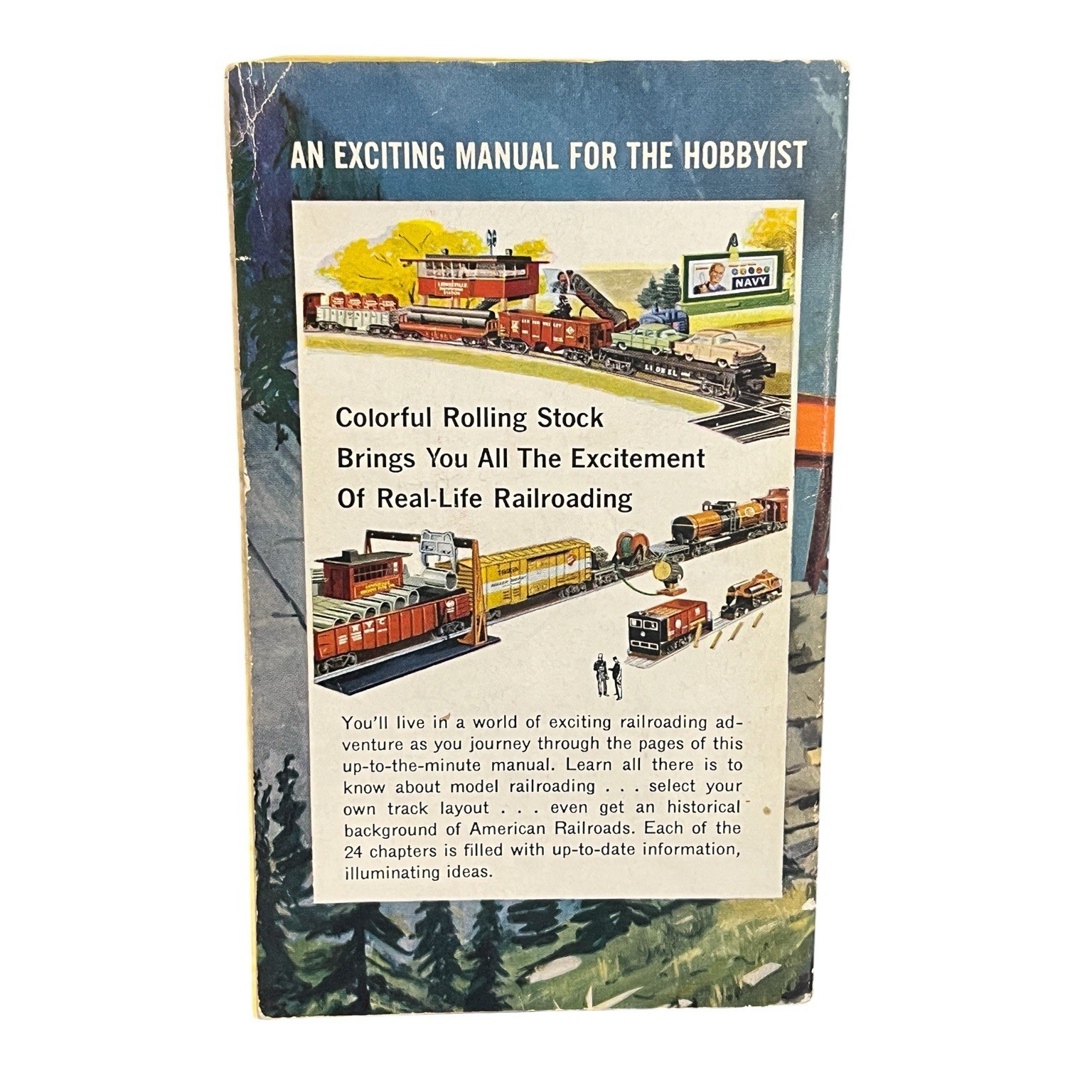 1958 Fifth Big New Edition Model Railroading Bantam Soft Cover Book