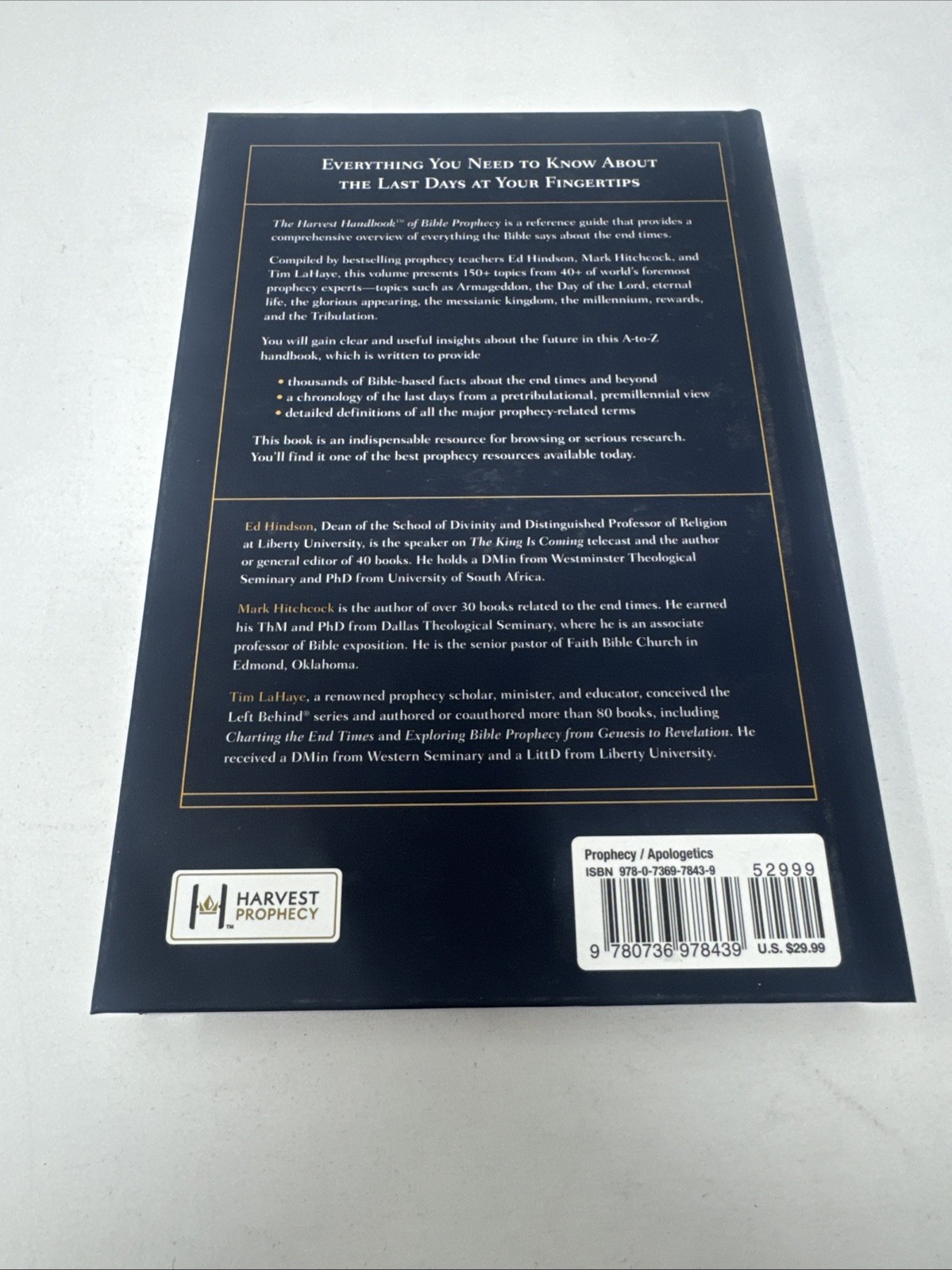 The Harvest Handbook of Bible Prophecy : A Comprehensive Survey f